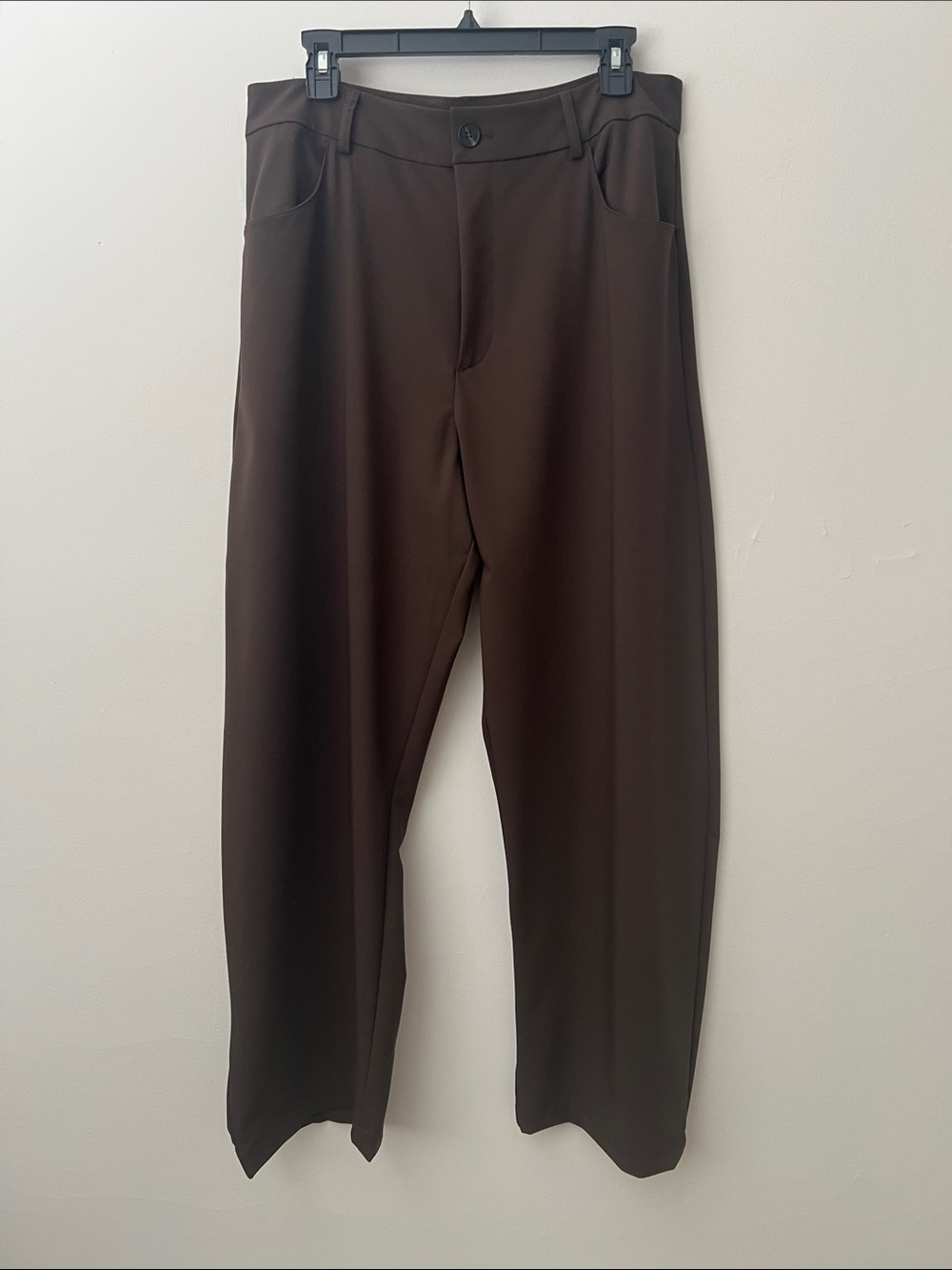 Zara brown barrel pants size L
